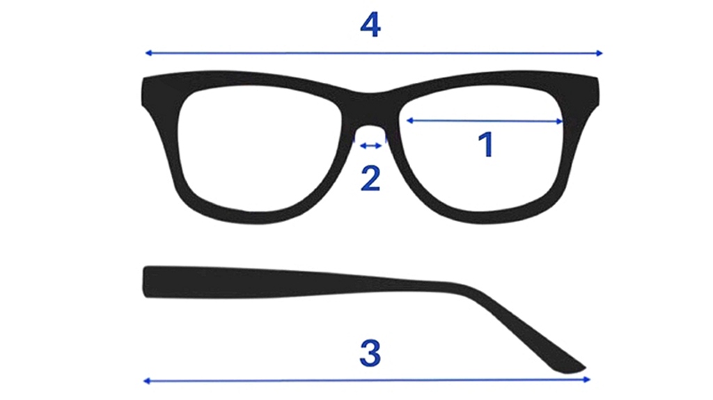 Как выбрать очки по размеру. Обозначения на очках.